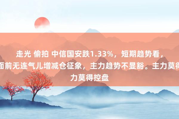 走光 偷拍 中信国安跌1.33%，短期趋势看，该股面前无连气儿增减仓征象，主力趋势不显豁。主力莫得控盘