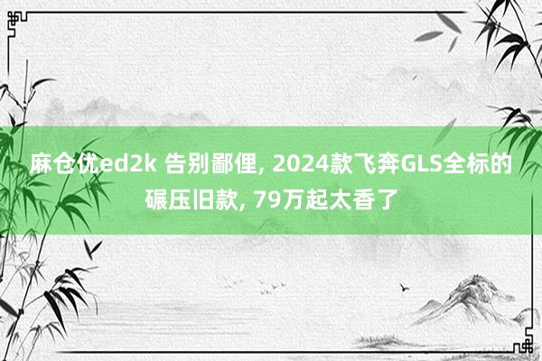 麻仓优ed2k 告别鄙俚, 2024款飞奔GLS全标的碾压旧款, 79万起太香了