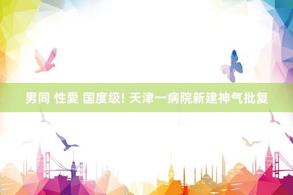男同 性愛 国度级! 天津一病院新建神气批复