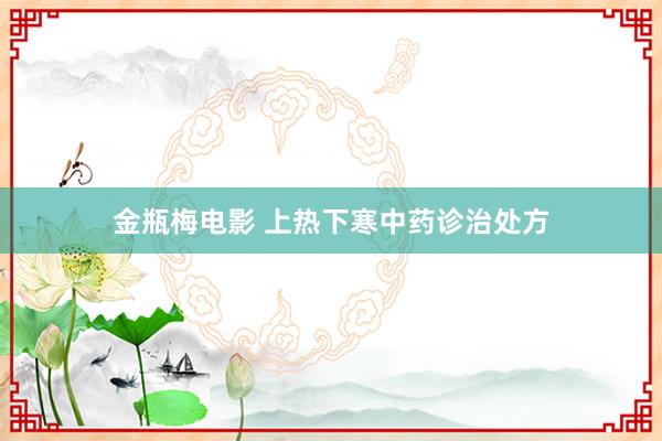 金瓶梅电影 上热下寒中药诊治处方